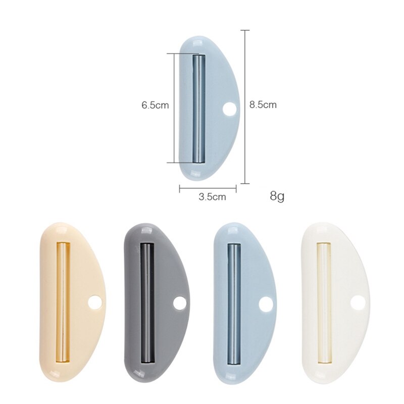 Toothpaste Squeezer For Bathroom Accessoris Multifunctional Tube Squeezer Press Tool Slide Squeeze Toothpaste Cleaner Tool 2PCS