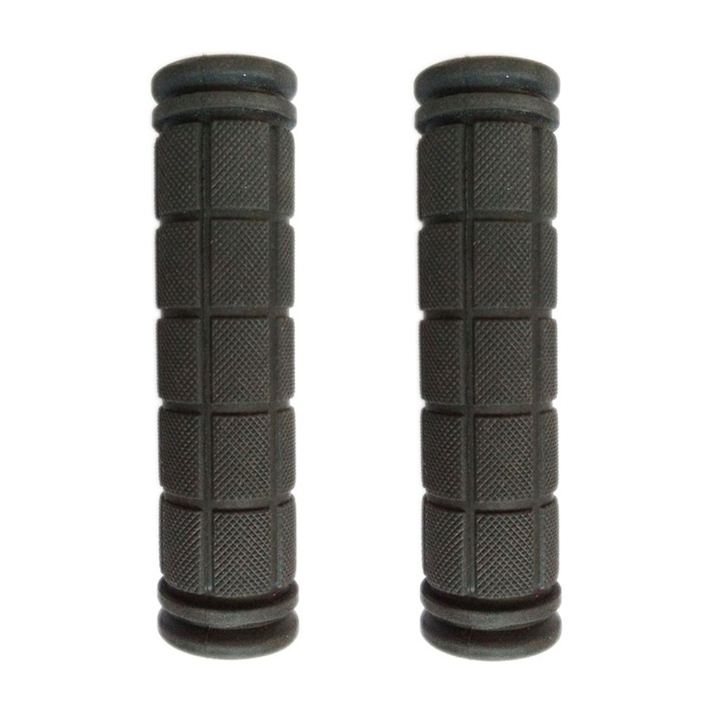 Bike Handlebar Grips Ergo Rubber Cycling Bicycle Grips Ergonomic Shape and Vibration/Shock Absorbent Rubber Grips: Black