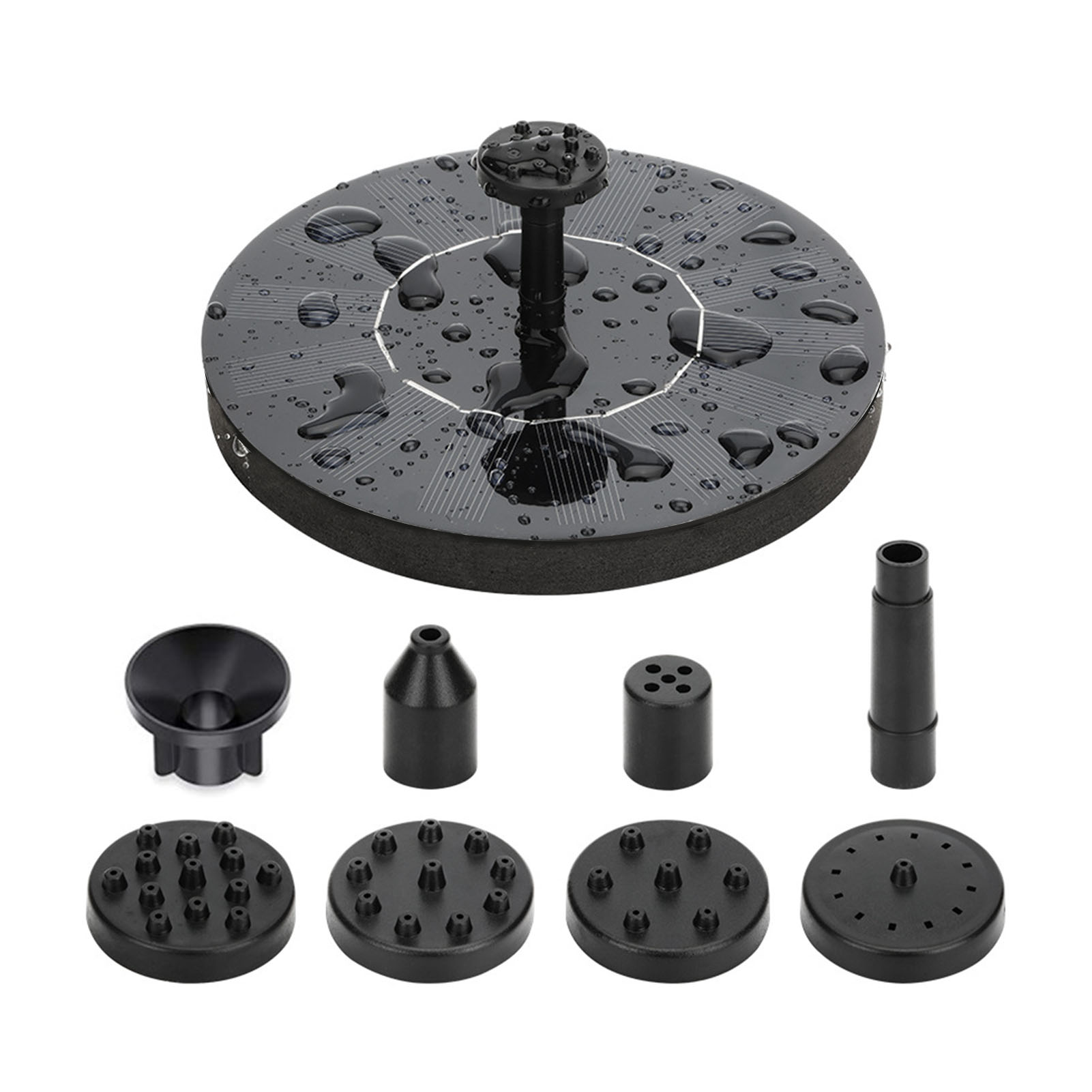 Solar Floating Fountain Small Fountain Equipment Pool Fountain Bird Bath Fish Tank Swimming Pool Fountain Courtyard Deco