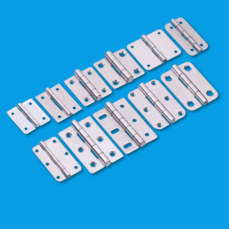 Edelstahl Schrank Scharnier Elektrische Kasten Scharnier Industrielle Ausrügestochen SS304 Chassis Mini Tür Schublade Scharnier