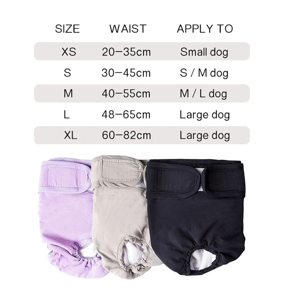 Kobiece majtki dla psów spodnie wielokrotnego użytku zmywalne pieluchy dla psów wysoce chłonne bez wycieków kobiece pieluchy Pampers Pet Girl Dogs bielizna