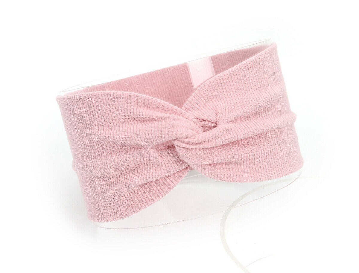 Baby Stuff Accessoires Kids Meisje Jongen Baby Hoofdband Peuter Kant Kruis Haarband Hoofddeksels Solid Elastische Hoofddeksels Props: Roze