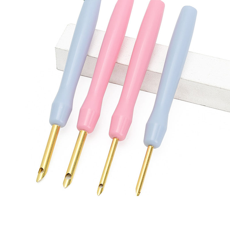 Embroidery Stitching Punch Needle Poking Cross Stitch Tools Knitting Needle Wool Felt Craft Poking Tools DIY Sewing Accessories