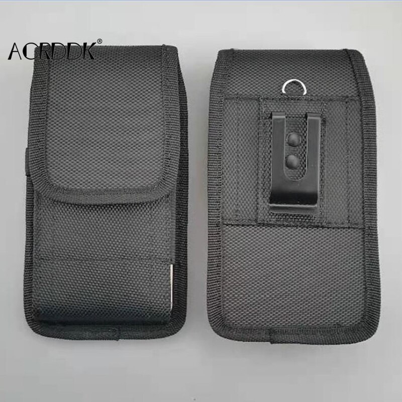 Mobiele Telefoon Holster Met Riem Lus Oxford Doek Nylon Robuuste Compatibel Met Case Op Apparaat Fc