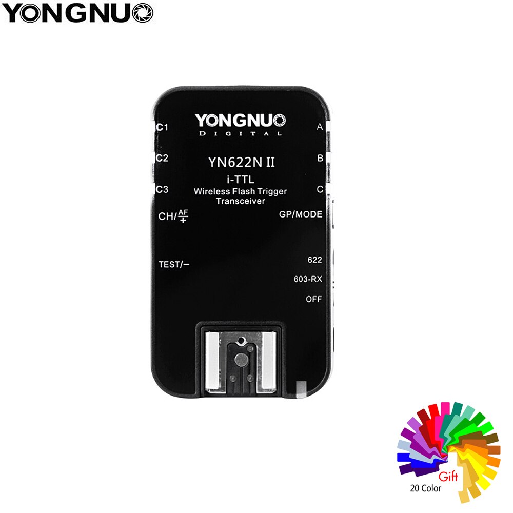 Yongnuo YN-622N II solo transceptor inalámbrico i-TTL disparador de Flash para Nikon D810A D810 D800 D750 D610 D7500 D5600 D3400 D5