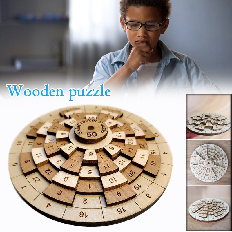 Houten Puzzel Volwassen Speelgoed Met Hoge Moeilijkheidsgraad Wiskundige Brain Teasers Voor Brandende Hersenen Intelligentie Ontwikkeling Nsv