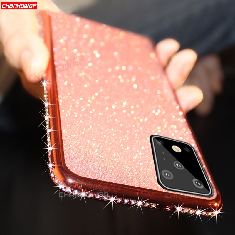 Voor Samsung Galaxy A51 Case 3D Diamond Glitter Soft Tpu Cover Voor Samsung A71 A51 Sm A515F A717F Een 51 71 Bling Strass Gevallen