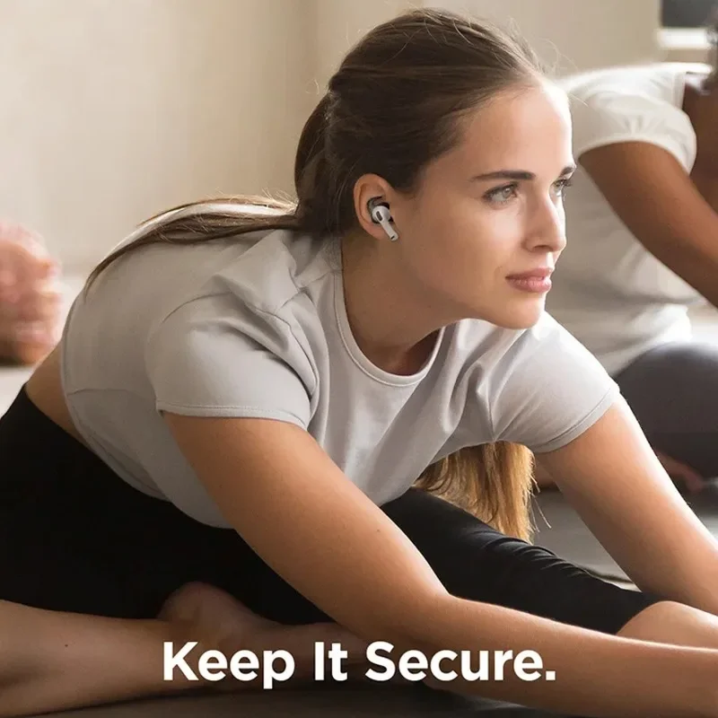 Soft Silicone in-Ear Eartips for Apple Airpods 4 Protector Earphone Case Earpad with Anti-slip Earhook for AirPods 4 Accessories