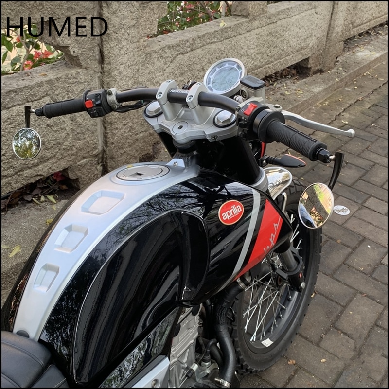 Manillar plano para motocicleta de aleación de aluminio modificado, de 680mm, de 28mm, de diámetro variable, para café