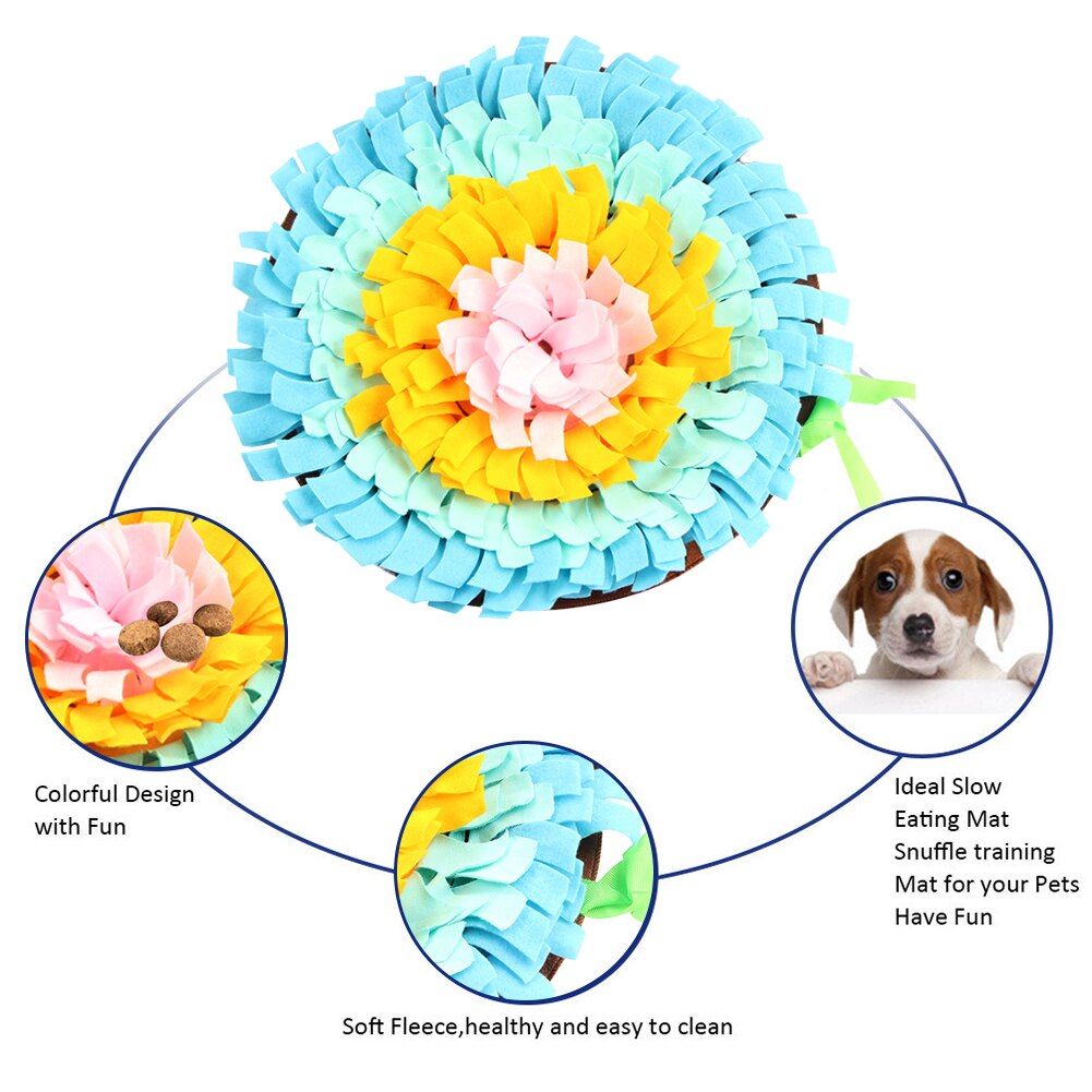 Tapis Anti-reniflement pour chiens, couverture d'entraînement Anti-fuite, soulage le Stress nasal, jouet Puzzle pour animaux de compagnie