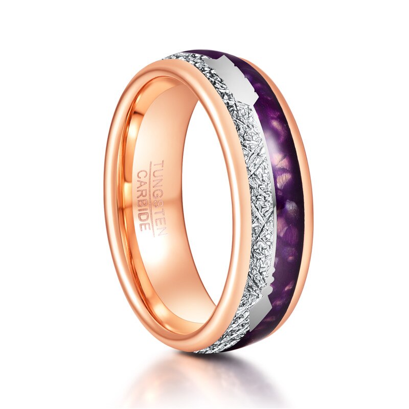 Mannen Ring Wedding Bands Black Wijnstok Blauw Carbon Fiber 100% Wolfraam Stalen Ringen Mannelijke Sieraden Anillos Accessoires