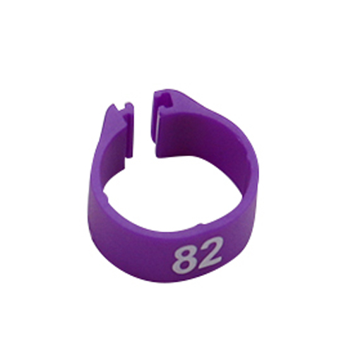 14Mm Vogel Plastic Clip Ringen Duif Gekleurde Voet Ring No.1-100 Voor 10 Kleuren Dier Carrying Levert Duif gekleurde Voet Ring: Purple