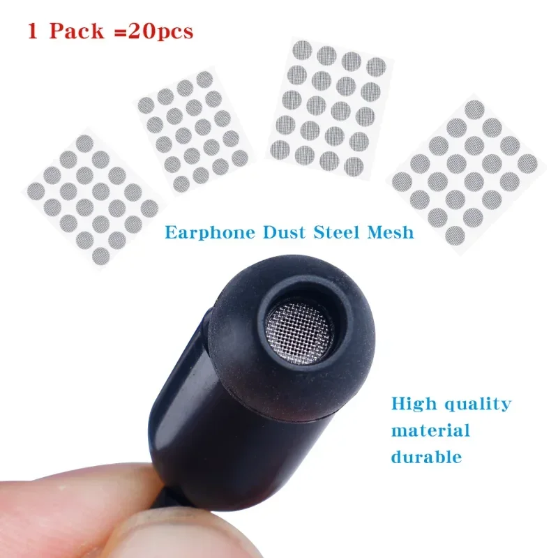 Earphone Dustproof Net 4mm 4.2mm 4.7mm 5mm Mesh Net DIY Filter In-ear Headphones Anti-dust Protector Covers Earphone Accessories