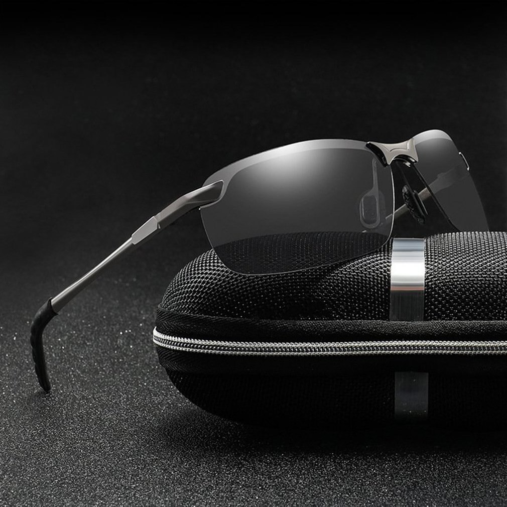Classic Rijden Meekleurende Zonnebril Mannen Gepolariseerde Chameleon Verkleuring Zonnebril Voor Mannen Anti-Glare Goggles 3043