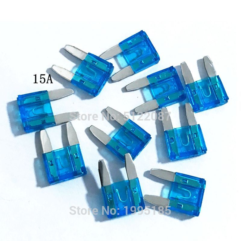 50 Stks/partij Kleine Auto Zekering Auto Standaard Auto Zekering Blade 2A 5A / 7.5A / 10A / 15A / 20A / 25A / 30A 35A Mini Auto Zekering
