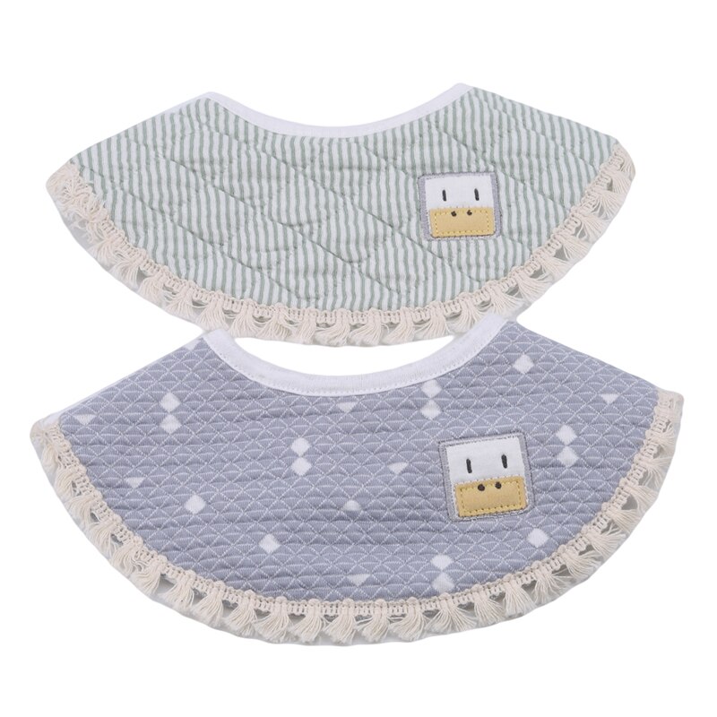 migliore Vendita Del bambino Bavaglini saliva Asciugamano Bavaglini rutto Panno di Pizzo Europeo Triangolo Sciarpa Del Cotone infantile Bandana Del bambino Accessorio di Abbigliamento pettorina