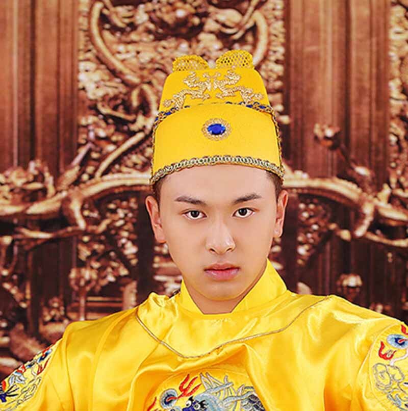 Hanfu Hat For Men Chinese Ancient Black Square Top Hat Headdress Male Cosplay Hanfu Formal Hat For Men Women