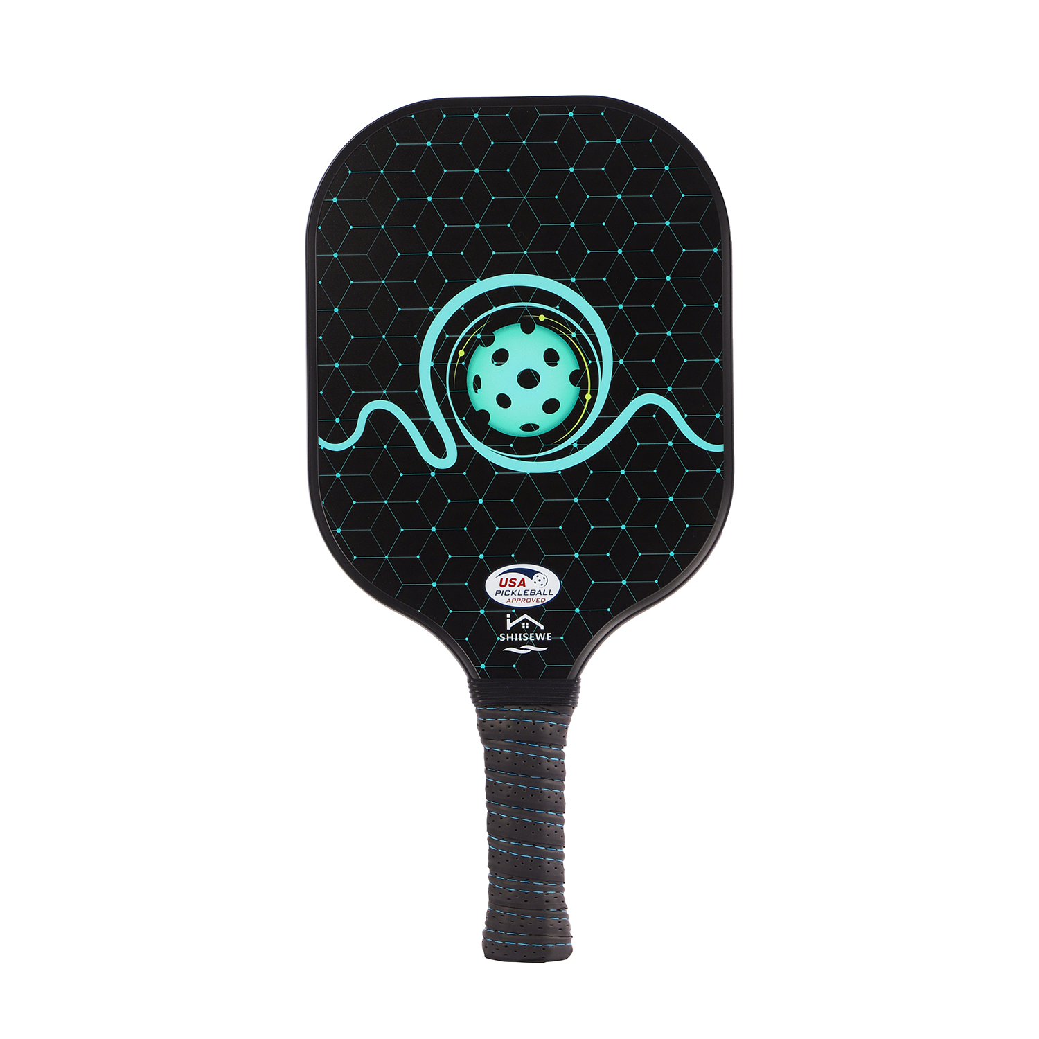 Pickleball rackets van koolstofvezel, usapa-goedgekeurde pickleball set, rackets, strandtennis, sport, buitenracket, cricketbal: Beige