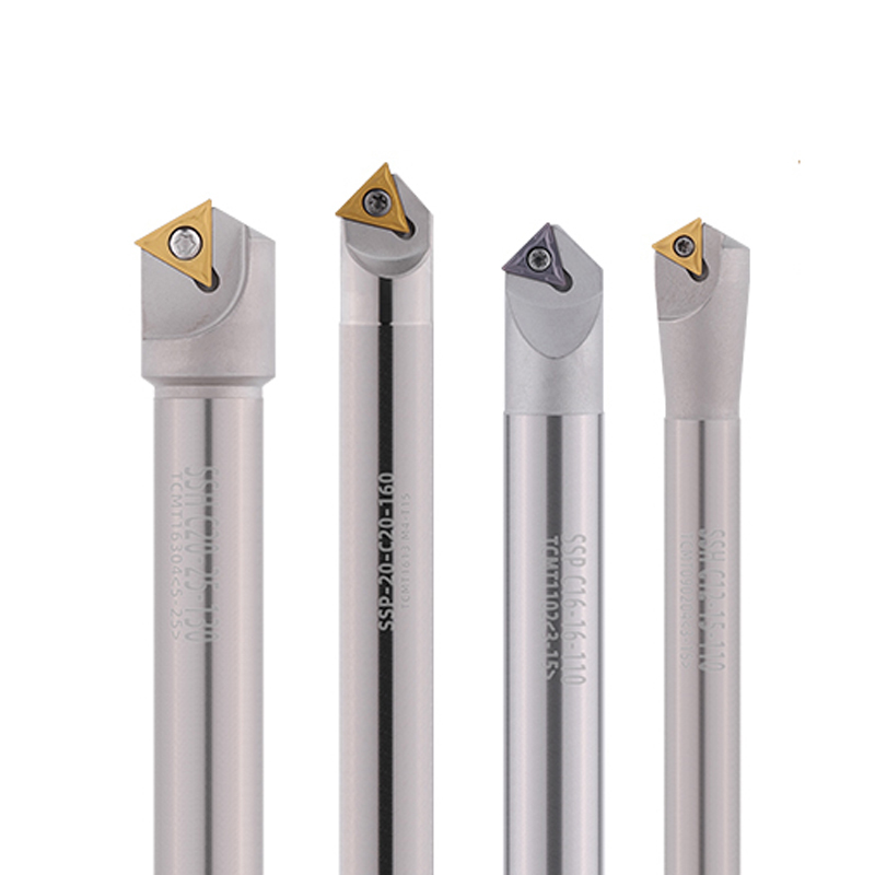 LIHAOPING 15 45 60 herramientas de biselado de 30 grados SSO SSY SSP SSH TCM C16-16-110 fresadora CNC torno cortador insertos TCMX TCMT