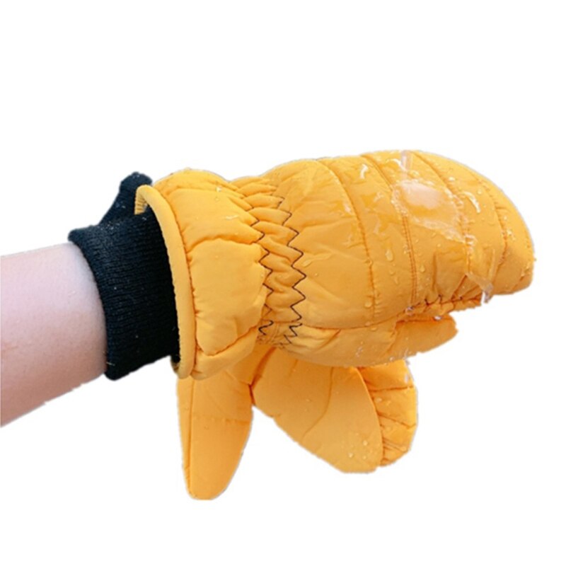 Children Winter Warm Ski Gloves Boys/Girls Kids Sports Waterproof Windproof Non-slip Snow Mittens Extended Wrist Skiing Gloves