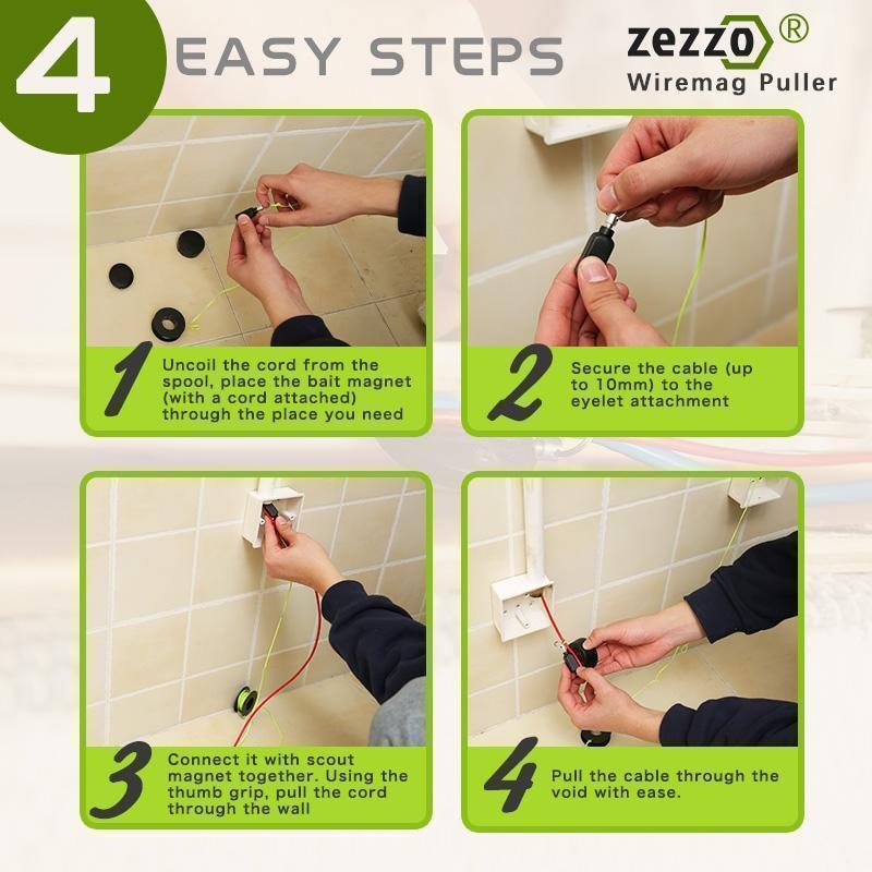 Zezzo Wiremag Puller Snap Wire Guider