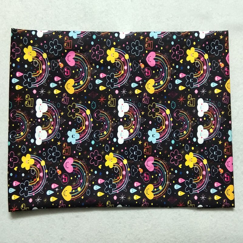 Lot en tissu en coton imprimé Note musicale 30cm, joli motif 3 motifs, couture petite taille, décoration en Patchwork