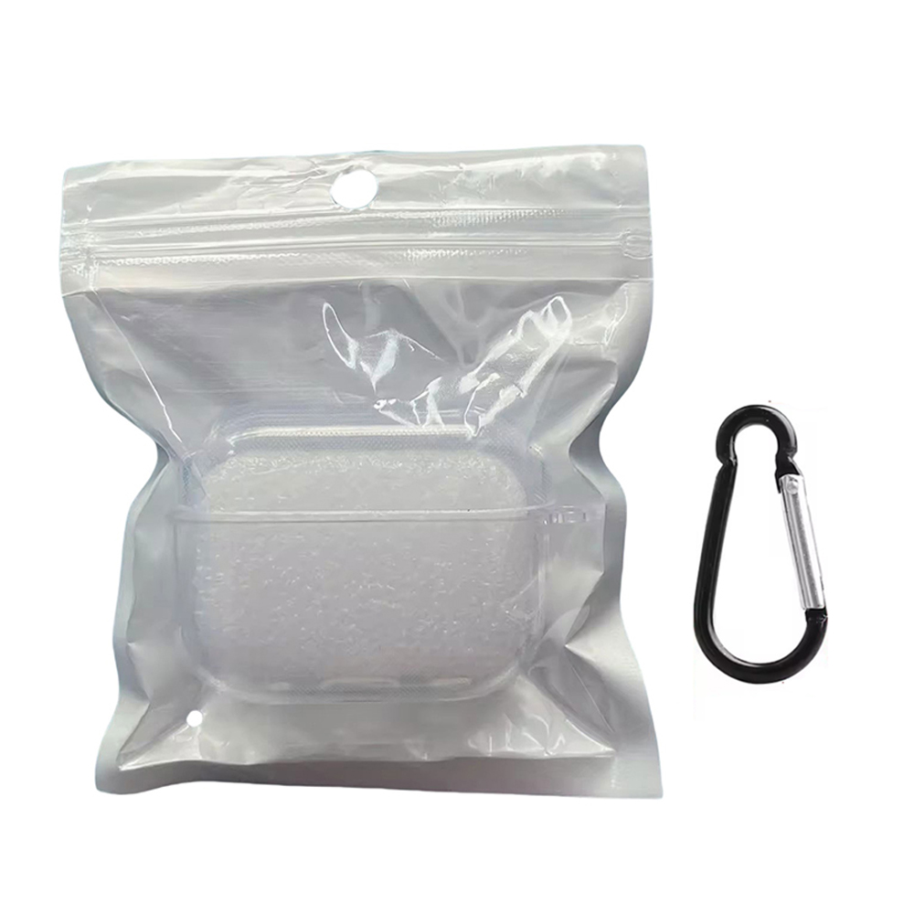 Doorzichtig Hoesje Voor Airpods 1 2 3 Pro Pro2 Doorzichtige Zachte Tpu Wirelsss Hoofdtelefoon Beschermhoes Met Sleutelhanger Voor Airpods Pro 2: Sky Blue