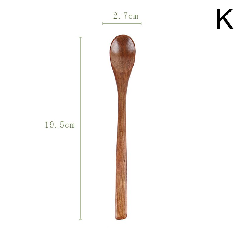 Wooden Spoon Bamboo Kitchen Cooking Utensil Tool Soup Teaspoon Catering For Kicthen Wooden Spoon: K