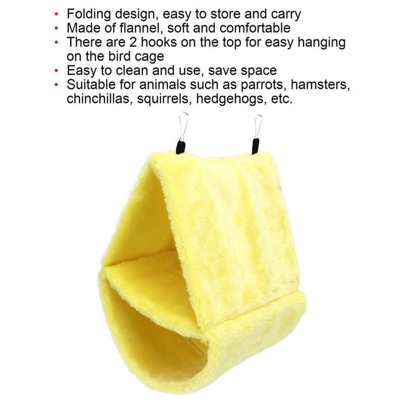 Bird Hut Bird Bed Soft Comfortable Large Size for Hamsters for Parrots for Squirrels