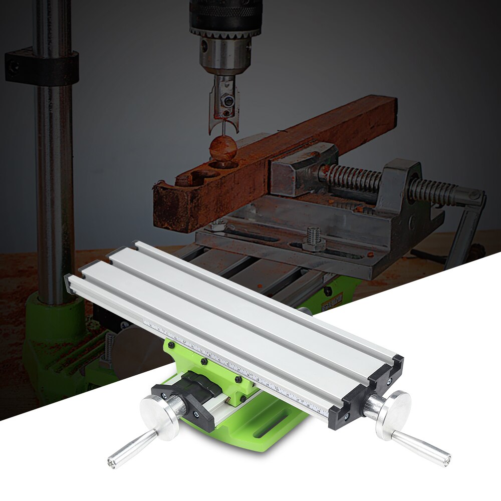 Mini Multifunction Bench Vise Fixture Drill Milling Machine Compound Table Adjustment Worktable