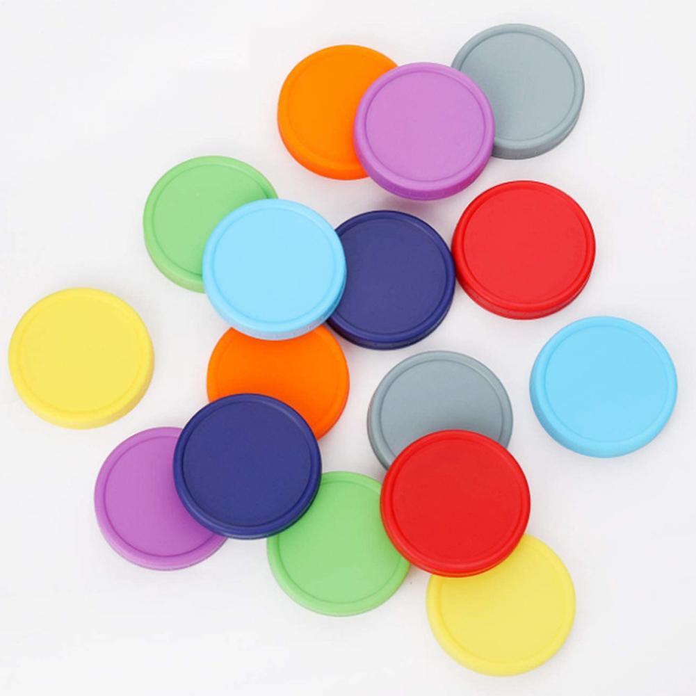 70/86mm Mason Jar Lids Leak Proof Seal Silicone O Ring Plastic Screw Lid Universal Storage Cap Cover For Wide Mouth Mug Cannings
