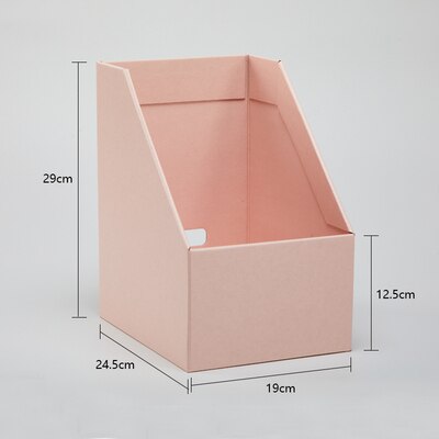 Kraftpapper vikning kombination mapp förvaringsbox skrivbord kontor diverse papper bok vertikal box dokumentförvaring: Stil 6