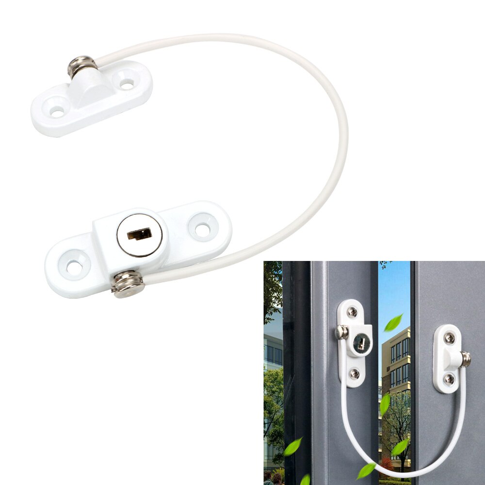 180mm Stainless Steel Safety Device Child Safety Doors Lock Window Restrictor Door Window Security Lock Home Improvement
