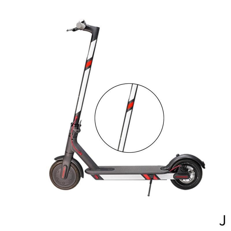 Electric Scooter Sticker Reflective Bike Bicycle Stickers Tape Night Riding Pedal Reflective Stickers For Xiaomi Mijia M365: J