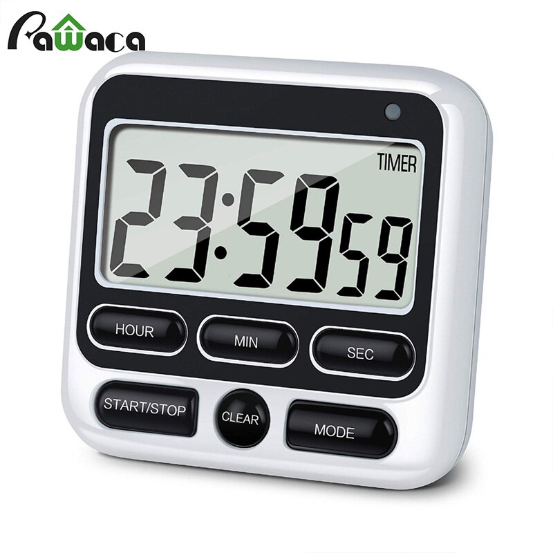 Large Display Magnetic Digital Kitchen Timer Cooking Timer clock Alarm-Counters Countdown up Alarmclock Stopwatch Back Stand