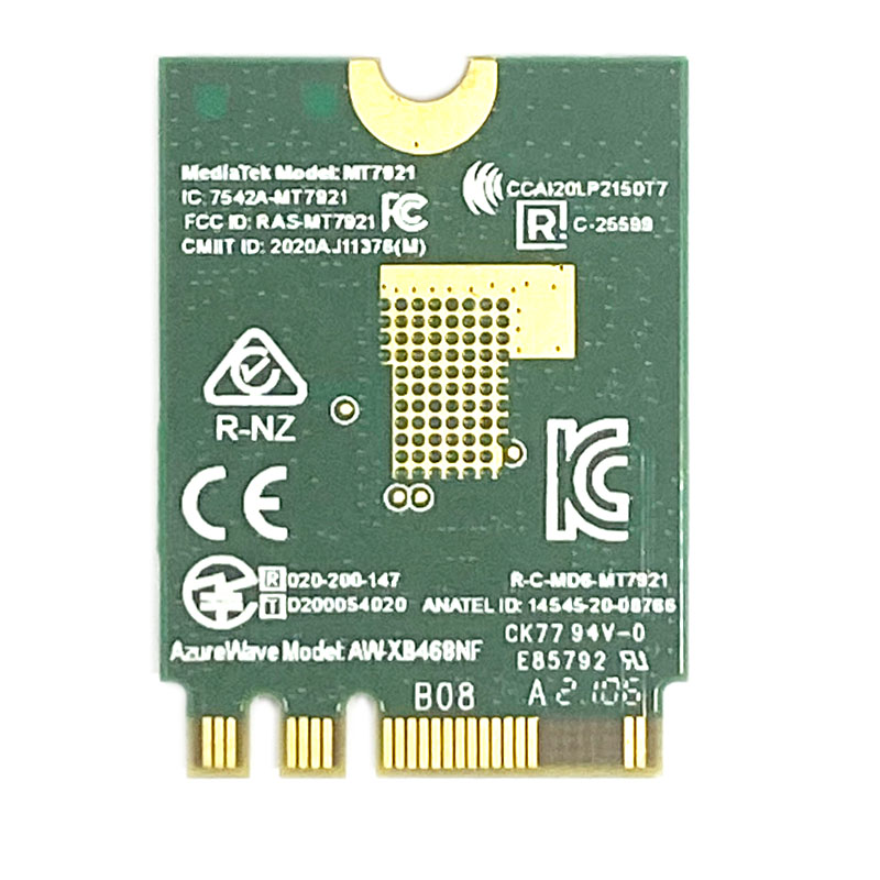 Nuovo wi-fi 6 MediaTek MT7921 wifi 6 1800M Bluetooth 5.2 scheda di rete WIFI wireless NGFF m.2 supporto windows10 / 11 MT7921k