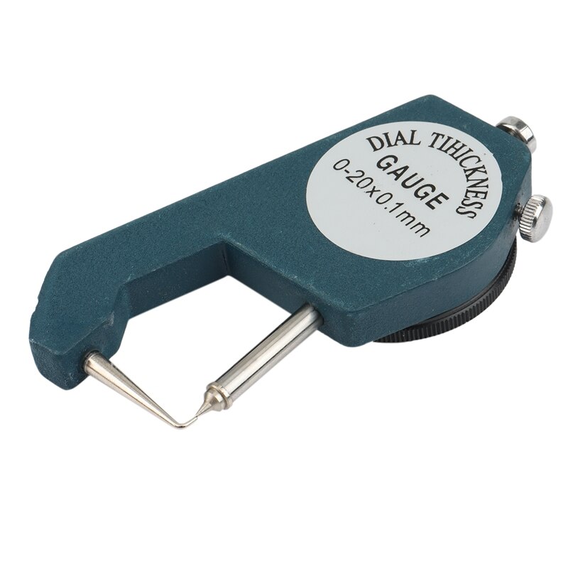 Dial Thickness Gauge 0-20Mm Thickness Meter Tester For Leather Paper Width Measuring Instrument Tools