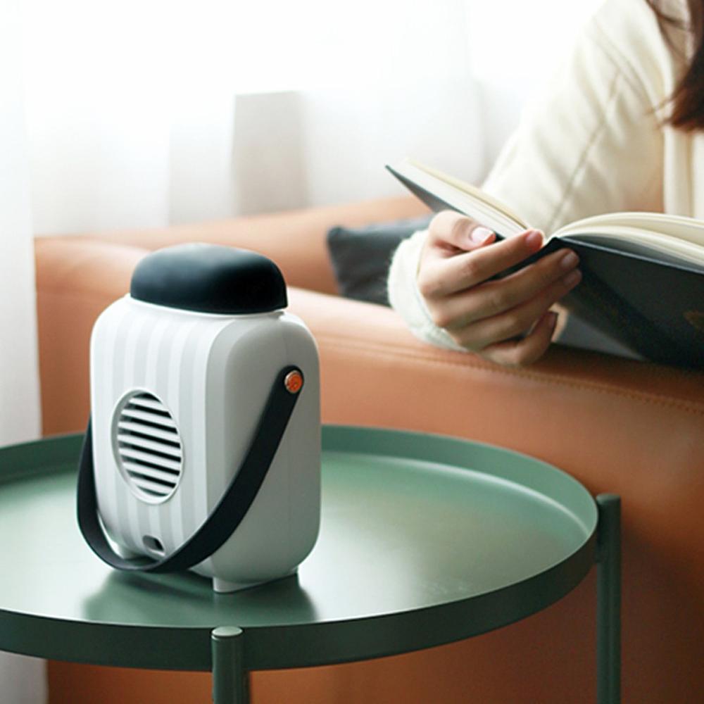 Praktisk varmeblæser hjemmebord mini håndvarmer lufthåndvarmer грелка для рук calentador manos usb грелка для рук usb #fo02