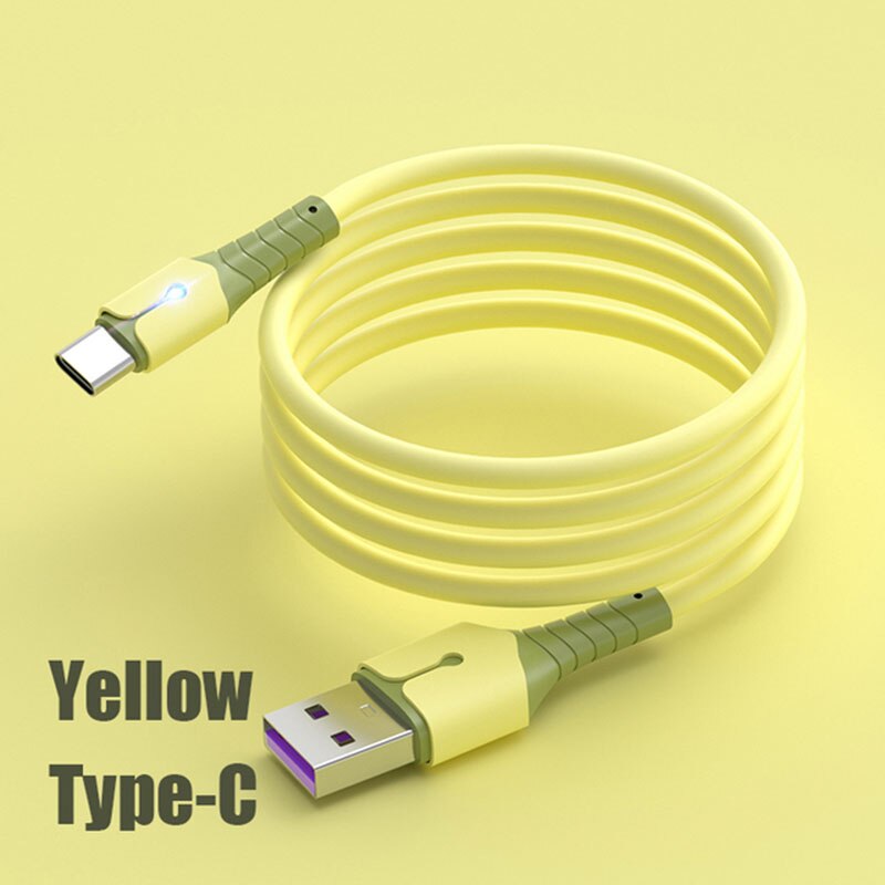 5a usb-typ-c-schnellladekabel für samsung Galaxis  a51 a50 s20 a41 a8 a30s a70, 1m usb-c-ladekabel für  a22 a32 a42 a52: Flüssiggelb typ c / 1m