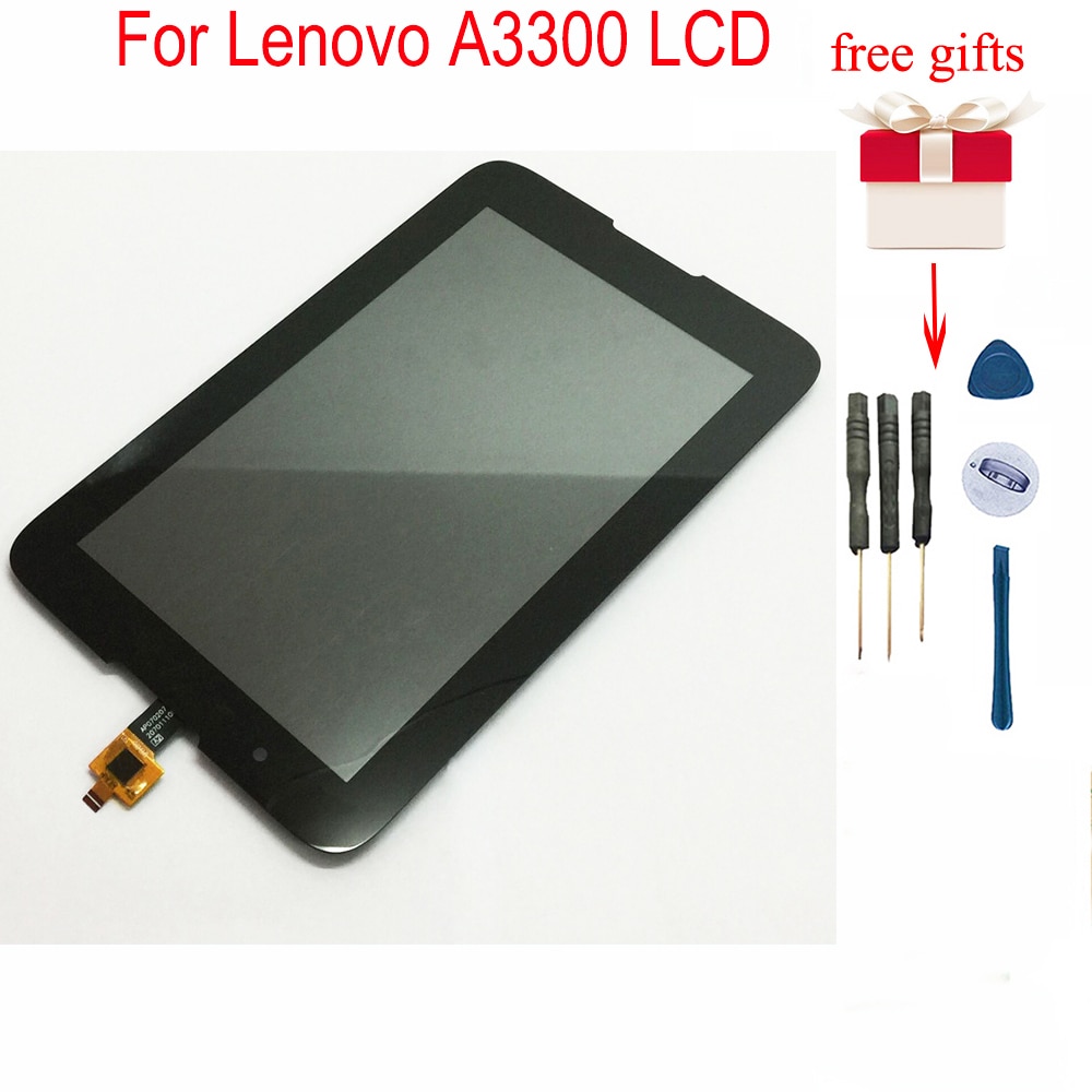 Tablet Screen Replacement for Lenovo A3300 A3300T A3300-HV - 7.0" LCD Touch Digitizer Assembly