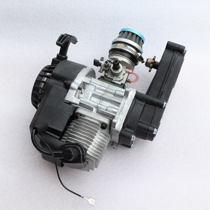 49cc 47cc Motorcycle Complete Engine for 2-Stroke Pull Start W/Transmission Mini Dirt Bike