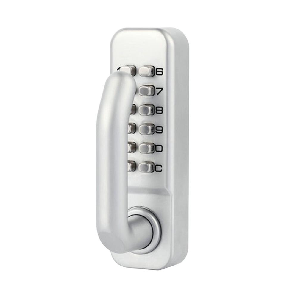Mechanical Digital Door Lock Waterproof Intelligent Electronic Lock Push Button Keypad Keyless Code Combination Lock Set