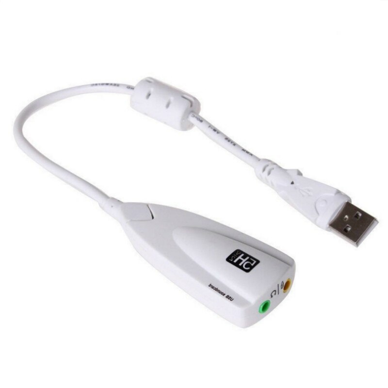 USB Sound Card 7.1 Microphone Headphone Adapter 5HV2 USB To 3D speaker external usb sound card for Laptop Computer PC
