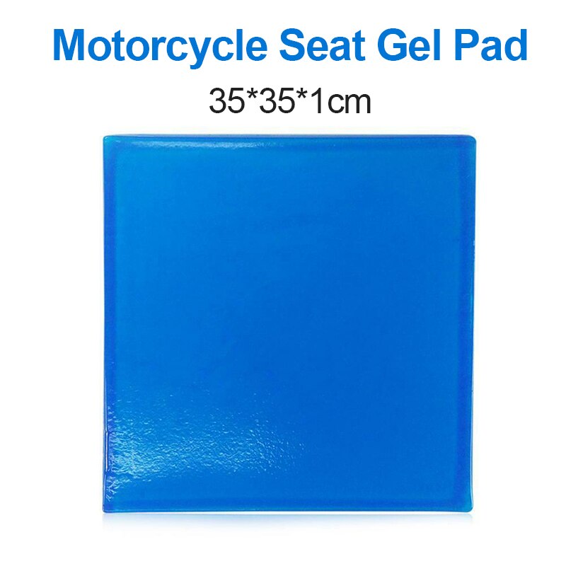 ! motorcykel säte gel pad stötdämpningsmatta motorcykel skoter komfort mjuk kylning kudde motorcykel modifierad sittdyna: 35 x 35 x 1cm