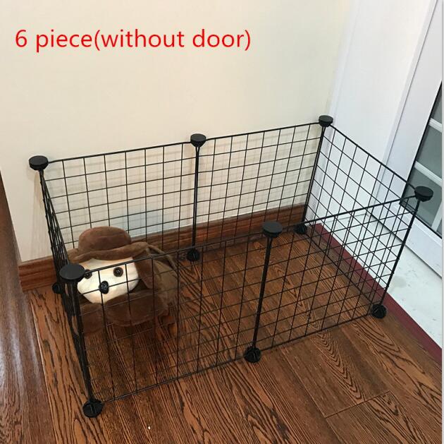 Small Animal Cage Portable Metal Wire Yard Fence Portable Pet Playpen Animal Fence Cage Kennel Crate for Small Animals Kennel