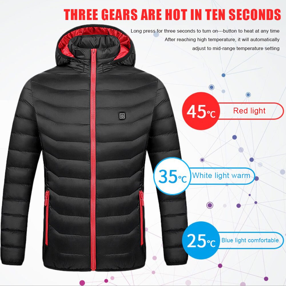 Veste en coton pour femme, vêtement léger, chargeur Usb, résistant au froid, chauffant électrique, dissipe le froid, , lavable, contrôle de la température