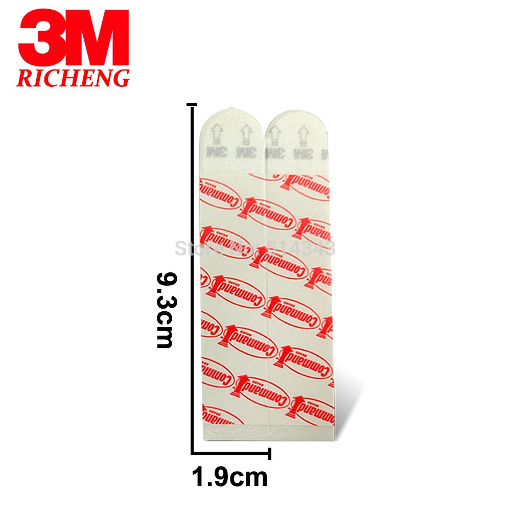 10pcs Large 3M Command Replacement Strips Command Poster Strips 3M Double-sided tape command Refill Strips loose packing