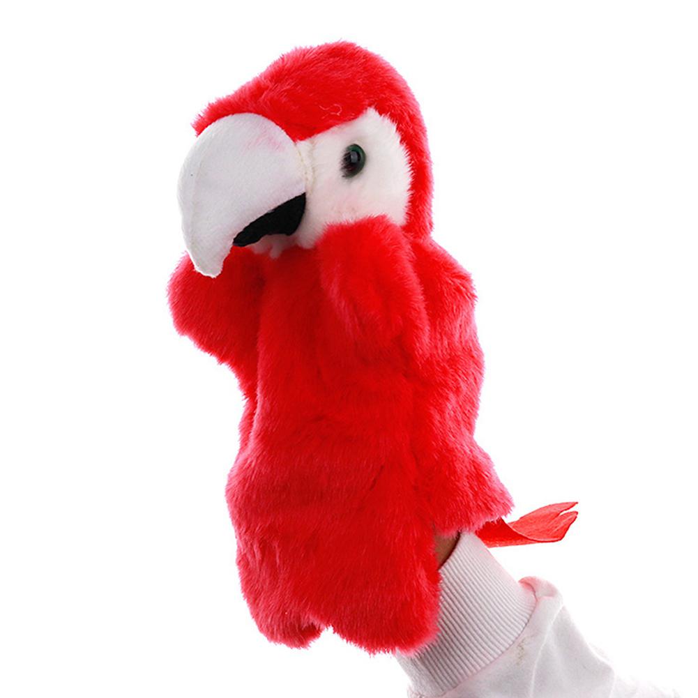 Cartoon papegaai handpop schattige vogel dier speelgoed verhalen vertellen rekwisiet kinderen kleuterschool leermiddel