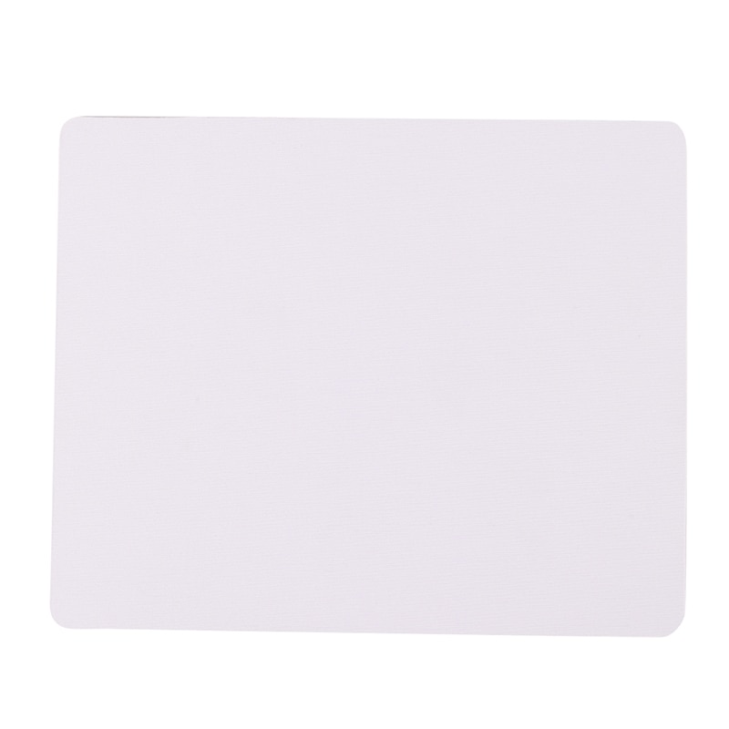 1pc White Mouse Pad Fabric Gaming Mouse Mat Pad 3mm Thick Non Slip Foam 260*210*3mm