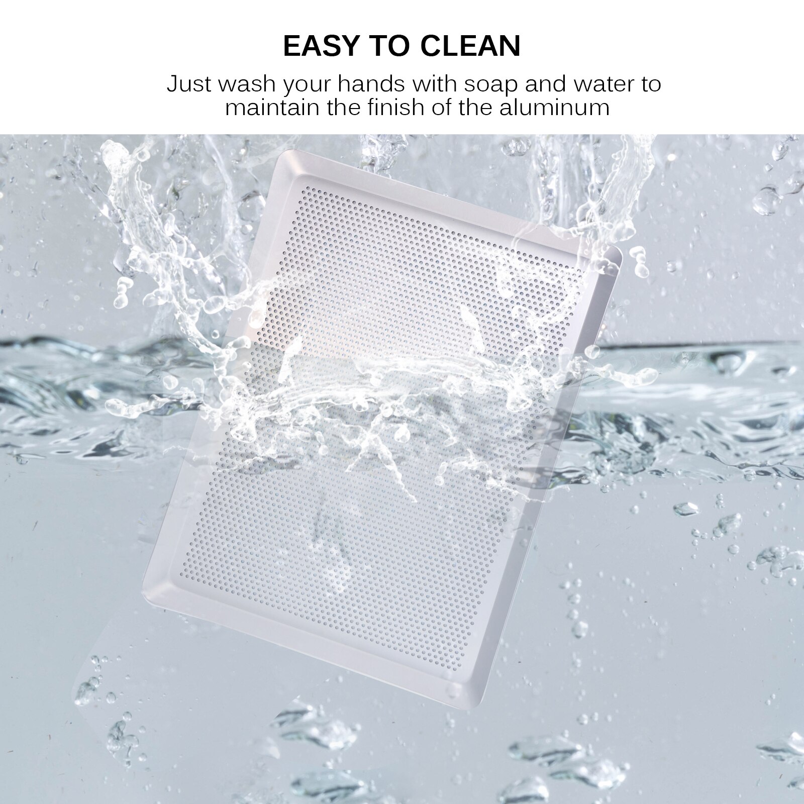 Rectangle Aluminum Alloy Non-stick Cake Cookies Perforated Tray With Holes Oven Heat Resistance Baking Pan Kitchen Bakeware